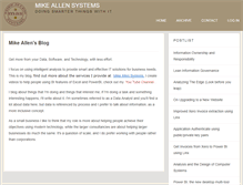 Tablet Screenshot of mikeallen.com.au
